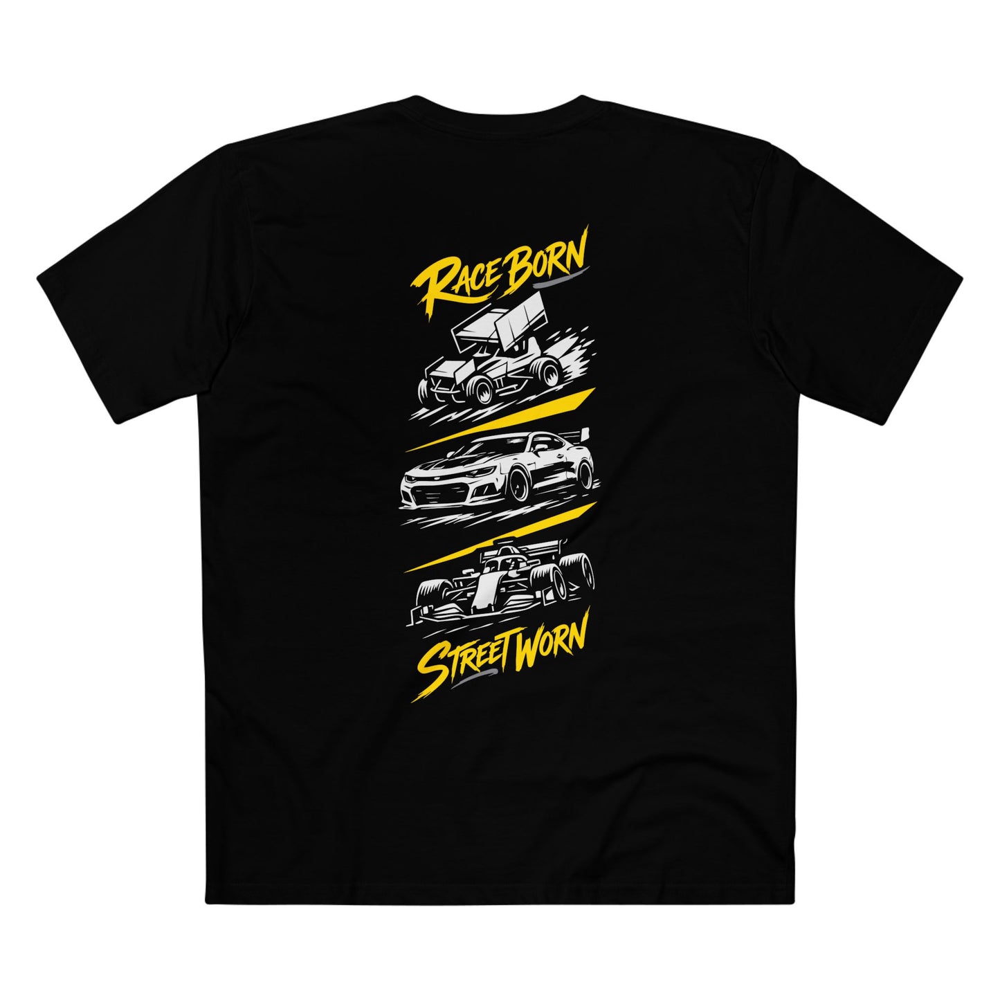 A9 | Race Born Street Worn | Yellow Accent | Tee