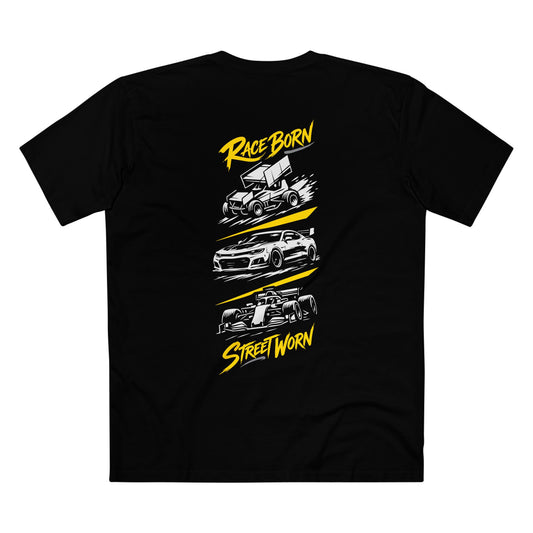 A9 | Race Born Street Worn | Yellow Accent | Tee